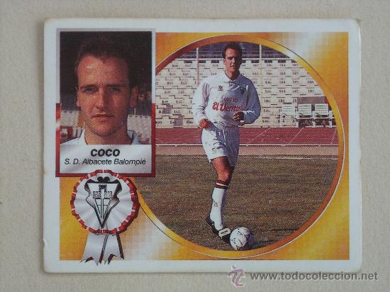 Cromos de f&uacute;tbol: ESTE 94-95  COCO   ALBACETE  1994-1995 - Foto 1
