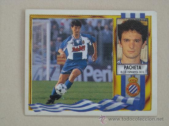 Cromos de f&uacute;tbol: ESTE 95-96  PACHETA   ESPANYOL  1995-1996 - Foto 1