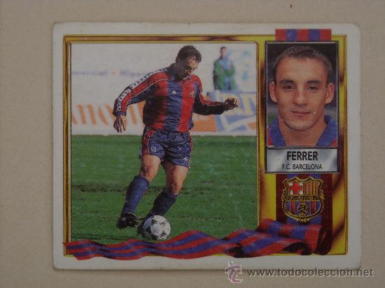 Cromos de f&uacute;tbol: ESTE 95-96 FERRER BARCELONA 1995-1996 - Foto 1