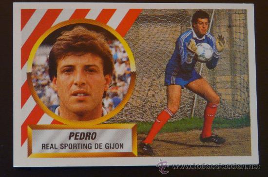 Cromos de f&uacute;tbol: EDICIONES ESTE 88-89 GIJON N&ordm; 2 PEDRO - Foto 1
