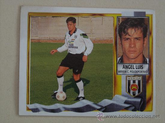 Cromos de f&uacute;tbol: ESTE 95-96  ANGEL LUIS   MERIDA  1995-1996 - Foto 1