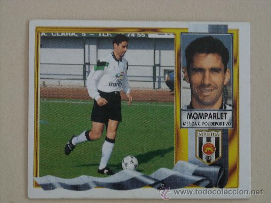 Cromos de f&uacute;tbol: ESTE 95-96  MOMPARLET   MERIDA  1995-1996 - Foto 1