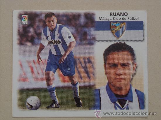 Cromos de f&uacute;tbol: ESTE 99-00  RUANO  MALAGA  1999-2000 - Foto 1