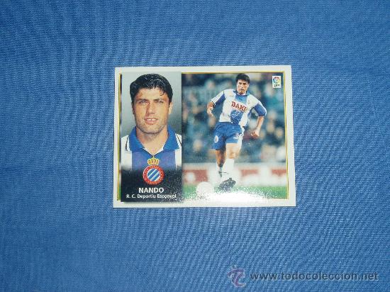Cromos de f&uacute;tbol: NANDO. ESPA&Ntilde;OL. EDICIONES ESTE 1998 -1999. - Foto 1