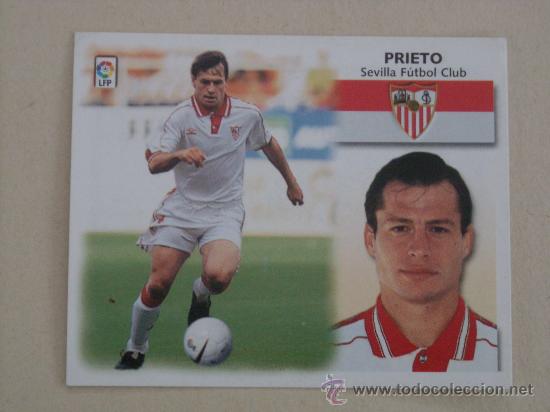 Cromos de f&uacute;tbol: ESTE 99-00  PRIETO  SEVILLA  1999-2000 - Foto 1