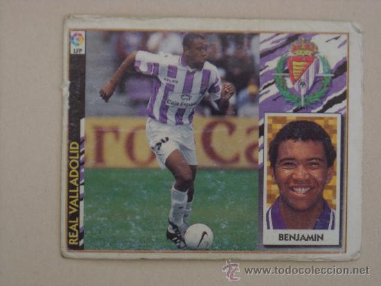 Cromos de f&uacute;tbol: ESTE 97-98  BENJAMIN   VALLADOLID  1997-1998 - Foto 1