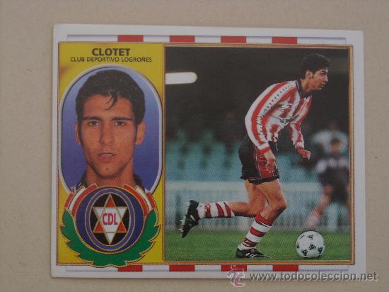 Cromos de f&uacute;tbol: ESTE 96-97  CLOTET   LOGRO&Ntilde;ES  1996-1997 - Foto 1