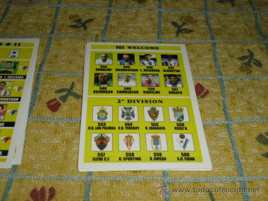 Cromos de Futebol: 2003 MUNDICROMO LA FICHA DE LA LIGA DE FUTBOL WELCOME