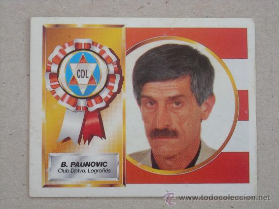 Cromos de f&uacute;tbol: ESTE 94-95  PAUNOVIC  LOGRO&Ntilde;ES  1994-1995 - Foto 1