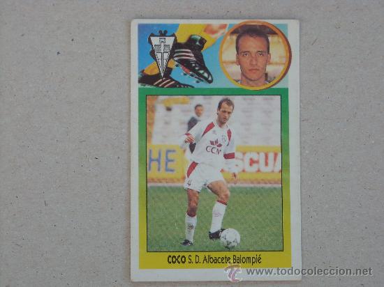 Cromos de f&uacute;tbol: ESTE 93-94  COCO  ALBACETE  1993-1994 - Foto 1