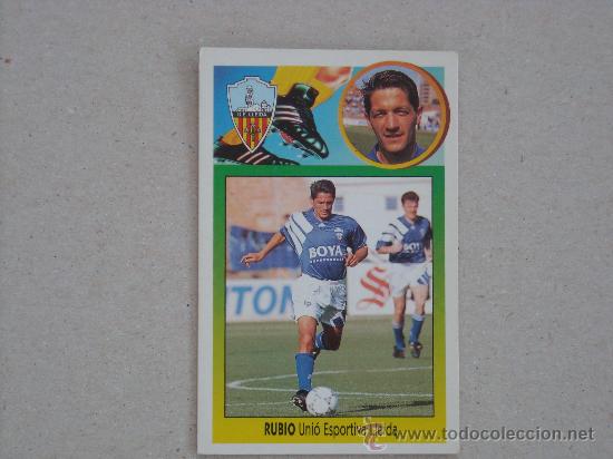 Cromos de f&uacute;tbol: ESTE 93-94  RUBIO  LLEIDA  1993-1994 - Foto 1