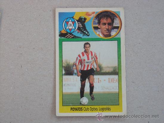 Cromos de f&uacute;tbol: ESTE 93-94  POYATOS  LOGRO&Ntilde;ES  1993-1994 - Foto 1