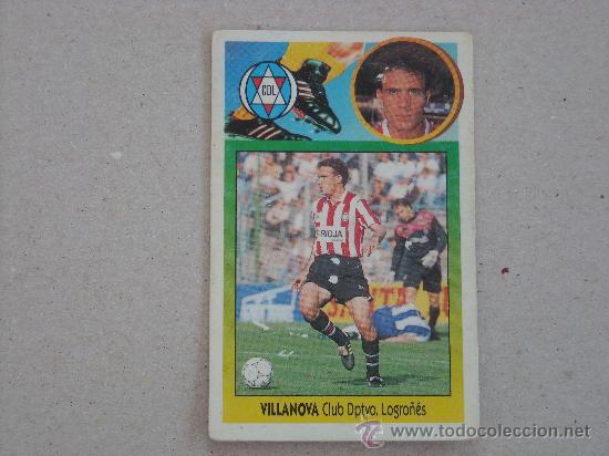 Cromos de f&uacute;tbol: ESTE 93-94  VILLANOVA  LOGRO&Ntilde;ES  1993-1994 - Foto 1