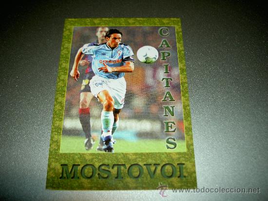 Cromos de F&uacute;tbol: 451 MOSTOVOI CAPITANES CELTA VIGO CROMOS ALBUM MUNDICROMO FICHAS LIGA FUTBOL 2001 2002 01 02
