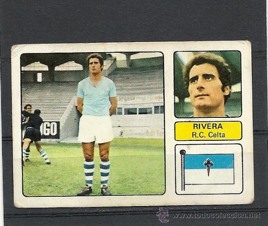 Cromos de f&uacute;tbol: FHER 73-74 , RIVERA, CELTA DE VIGO. - Foto 1