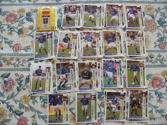 Cromos de F&uacute;tbol: liga 96 97 panini real oviedo 16 cromos nuevos diferentes 1996 1997