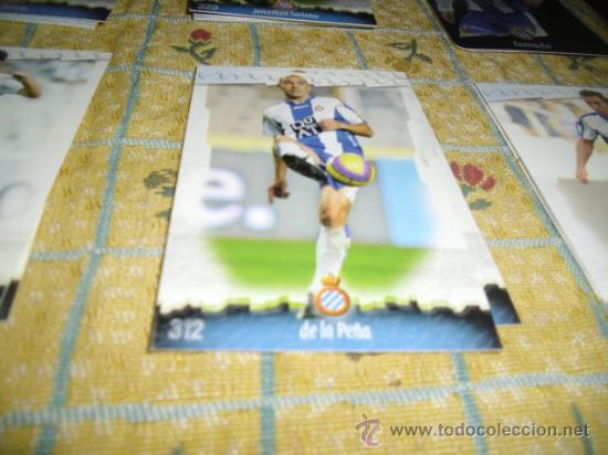 Figurine di Calcio: LA FICHA DE LA LIGA 2008 2009 MUNDICROMO ESPA&Ntilde;OL N&ordm; 312 DE LA PE&Ntilde;A