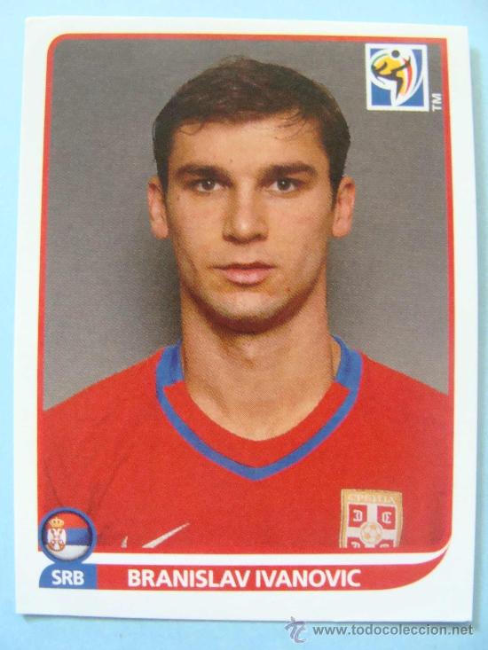 Cromos de Futebol: CROMO F&Uacute;TBOL. MUNDIAL 2010 SUD&Aacute;FRICA. 300 BRANISLAV IVANOVIC. SELECCI&Oacute;N DE SERBIA. PANINI.