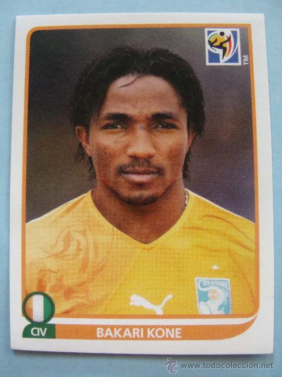 Cromos de Futebol: CROMO F&Uacute;TBOL. MUNDIAL 2010 SUD&Aacute;FRICA. 540 BAKARI KONE. SELECCI&Oacute;N DE COSTA DE MARFIL. PANINI.