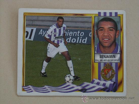 Cromos de f&uacute;tbol: ESTE 95-96  BENJAMIN   VALLADOLID  1995-1996  VERSION - Foto 1