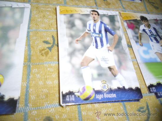 Fu&szlig;ball-Sticker: LA FICHA DE LA LIGA 2008 2009 MUNDICROMO FUTBOL RECREATIVO DE HUELVA LAGO BOUZON