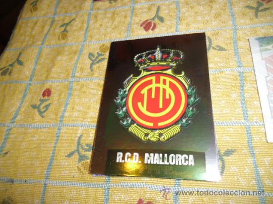 Fu&szlig;ball-Sticker: LA FICHA DE LA LIGA 2008 2009 MUNDICROMO FUTBOL MALLORCA ESCUDO BRILLANTE