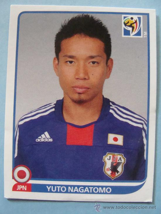 Football Stickers: CROMO F&Uacute;TBOL. MUNDIAL 2010 SUD&Aacute;FRICA. 380 YUTO NAGAMOTO. SELECCI&Oacute;N DE JAP&Oacute;N. PANINI.