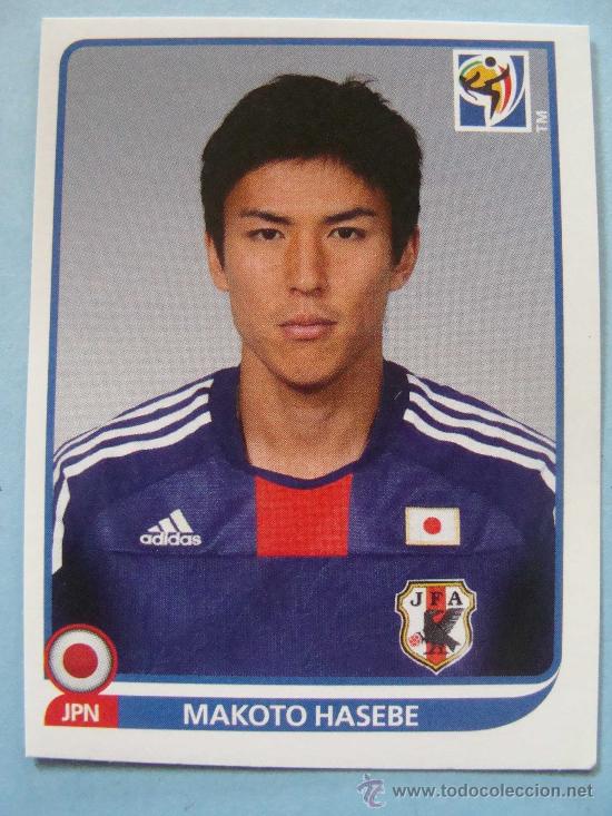 Football Stickers: CROMO F&Uacute;TBOL. MUNDIAL 2010 SUD&Aacute;FRICA. 384 MAKOTO HASEBE. SELECCI&Oacute;N DE JAP&Oacute;N. PANINI.