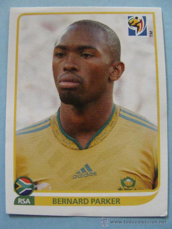 Football Stickers: CROMO F&Uacute;TBOL. MUNDIAL 2010 SUD&Aacute;FRICA. 48 BERNARD PARKER. SELECCI&Oacute;N DE SUD&Aacute;FRICA. PANINI.