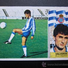 Cromos de Fútbol: R.C.D. ESPAÑOL - ED. ESTE 1986-1987 86-87 - FICHAJE Nº 12 - VALVERDE