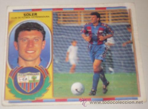 Cromos de f&uacute;tbol: SOLER EXTREMADURA EDICIONES ESTE 96-97 - Foto 1