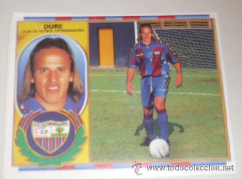 Cromos de f&uacute;tbol: DURE EXTREMADURA EDICIONES ESTE 96-97 - Foto 1