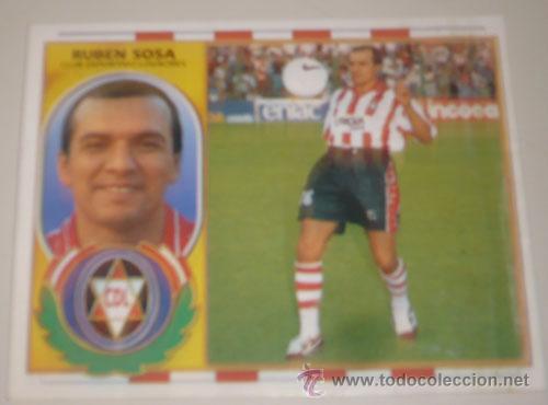 Cromos de f&uacute;tbol: RUB&Eacute;N SOSA LOGRO&Ntilde;ES EDICIONES ESTE 96-97 - Foto 1