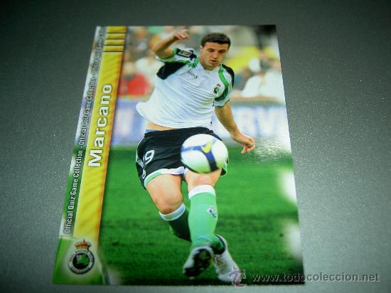 Cromos de F&uacute;tbol: 304 BAJA MARCANO RACING SANTANDER CROMOS MUNDICROMO LIGA FUTBOL QUIZ GAME 2009-2010 09-10