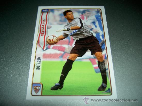 Cromos de f&uacute;tbol: 140 NOTARIO SEVILLA CROMOS ALBUM MUNDICROMO FICHAS LIGA FUTBOL 2004-2005 04-05