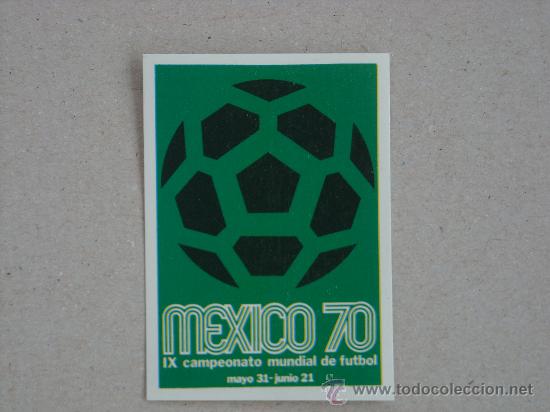 Cromos de Futebol: WORLD CUP STORY N&ordm; 19 CARTEL MEXICO - 1970 PANINI HISTORIA COPA MUNDO NUEVO