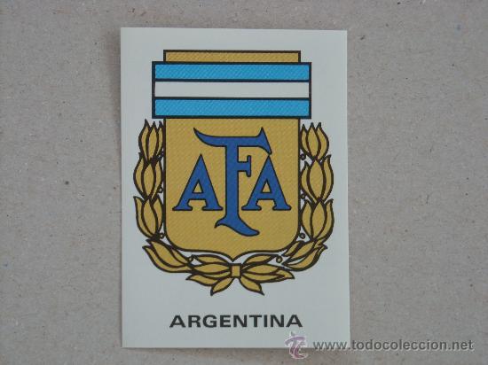 Cromos de F&uacute;tbol: WORLD CUP STORY N&ordm; 26 ESCUDO ARGENTINA ARGENTINA-1978 PANINI HISTORIA COPA MUNDO NUEVO