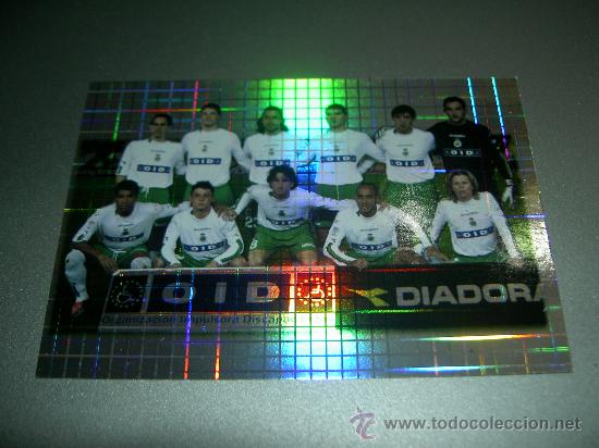 Cromos de f&uacute;tbol: 709 ALINEACION PLANTILLA RACING SANTANDER CROMOS ALBUM MUNDICROMO LIGA FUTBOL 2003-2004 03-04