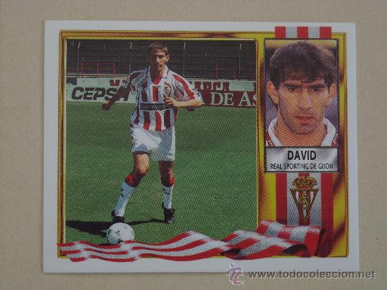 Cromos de f&uacute;tbol: ESTE 95-96  BAJA  DAVID  SPORTING GIJON  1995-1996 NUEVO - Foto 1