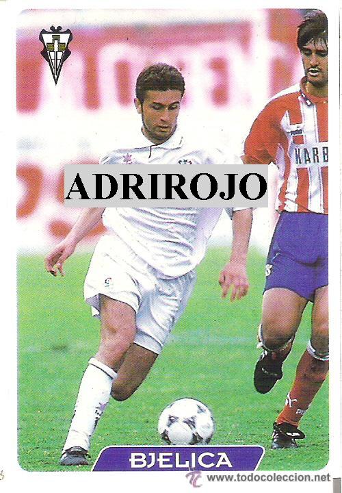 Cromos de F&uacute;tbol: 1 CROMO MUNDICROMO FICHAS LIGA 95-96 ( 1995-1996 ) - S.D ALBACETE B. - N&ordm; 298 - BJELICA