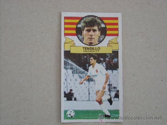 Cromos de f&uacute;tbol: ESTE 85-86  TENDILLO  VALENCIA 1985-1986 - Foto 1