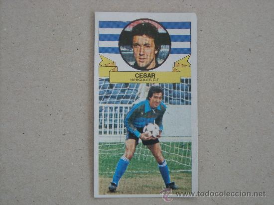 Cromos de f&uacute;tbol: ESTE 85-86  CESAR  HERCULES  1985-1986 - Foto 1
