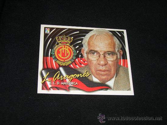 Cromos de f&uacute;tbol: Cromo Ediciones Este 2000/2001 Luis Aragones (Mallorca) - Foto 1