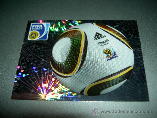 Cromos de f&uacute;tbol: 5 BALON JABULANI EMBLEMA FIFA CROMOS ALBUM MUNDIAL FUTBOL SOUTH AFRICA 2010 WORLD CUP SUDAFRICA 10