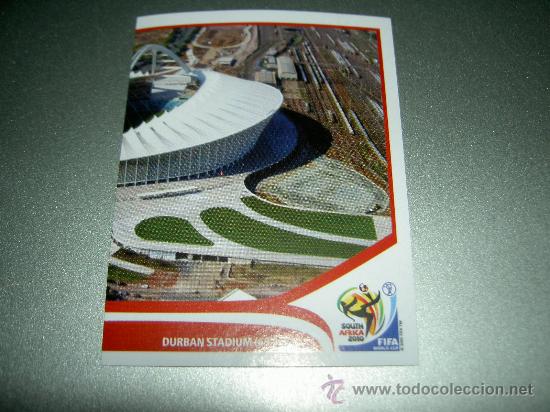 Cromos de f&uacute;tbol: CROMO 9 DURBAN STADIUM CROMOS ALBUM MUNDIAL FUTBOL SOUTH AFRICA 2010 FIFA WORLD CUP SUDAFRICA 10