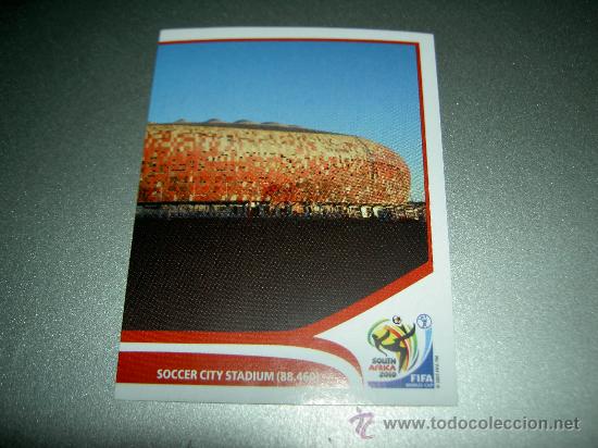 Figurine di Calcio: 13 SOCCER CITY STADIUM CROMOS ALBUM MUNDIAL FUTBOL SOUTH AFRICA 2010 FIFA WORLD CUP SUDAFRICA 10