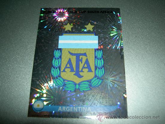 Cromos de F&uacute;tbol: 107 ESCUDO ARGENTINA CROMOS ALBUM MUNDIAL FUTBOL SOUTH AFRICA 2010 FIFA WORLD CUP PANINI