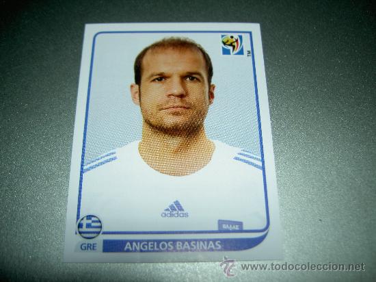 Cromos de F&uacute;tbol: 174 ANGELOS BASINAS GRECIA CROMOS ALBUM MUNDIAL FUTBOL SOUTH AFRICA 2010 FIFA WORLD CUP PANINI