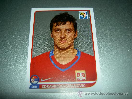 Cromos de f&uacute;tbol: 306 ZDRAVKO KUZMANOVIC SERBIA CROMOS MUNDIAL FUTBOL SOUTH AFRICA 2010 FIFA WORLD CUP PANINI