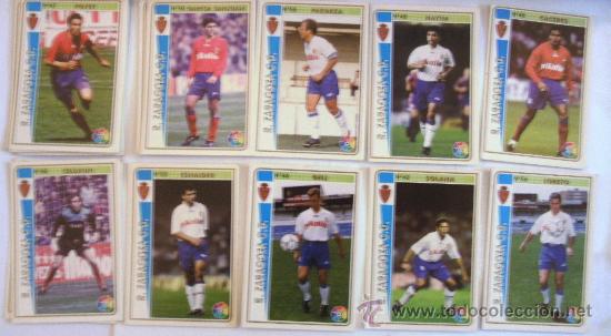 Fu&szlig;ball-Sticker: cromos de futbol, liga 94-95, r.zaragoza c.d.  (LFP / 0,50&euro; por pieza)